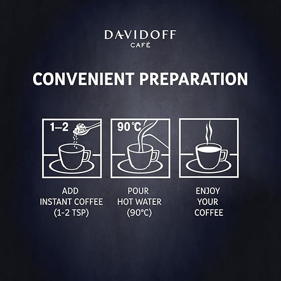 Davidoff Rich Aroma Instant Coffee 100% Arabica, 3.53 oz ℮ 100 g