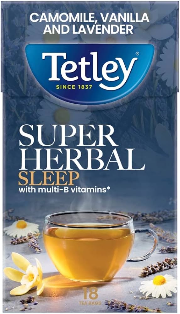 Tetley Super herbal Sleep Grean Tea IMPORTED