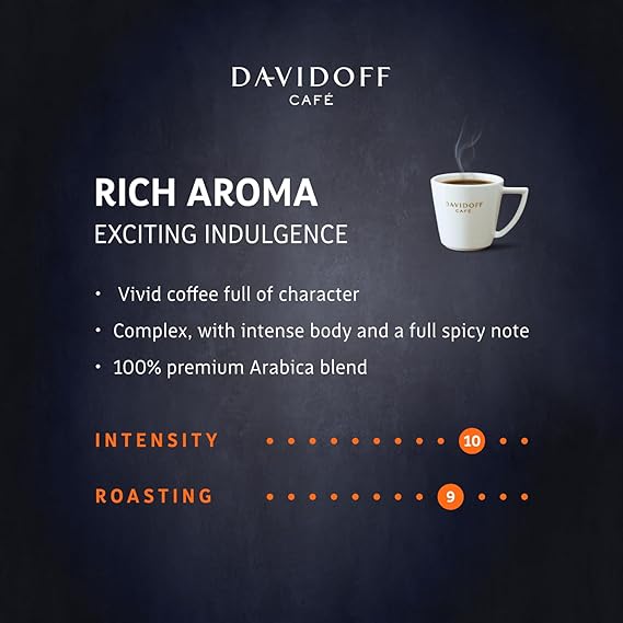Davidoff Rich Aroma Instant Coffee 100% Arabica, 3.53 oz ℮ 100 g
