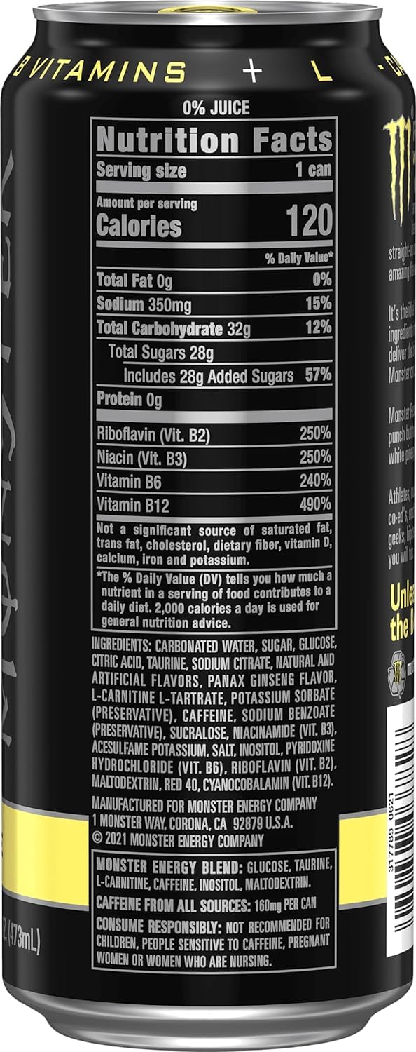 Monster Energy Reserve White Pineapple – 500ml (Pack of 3) (UK)
