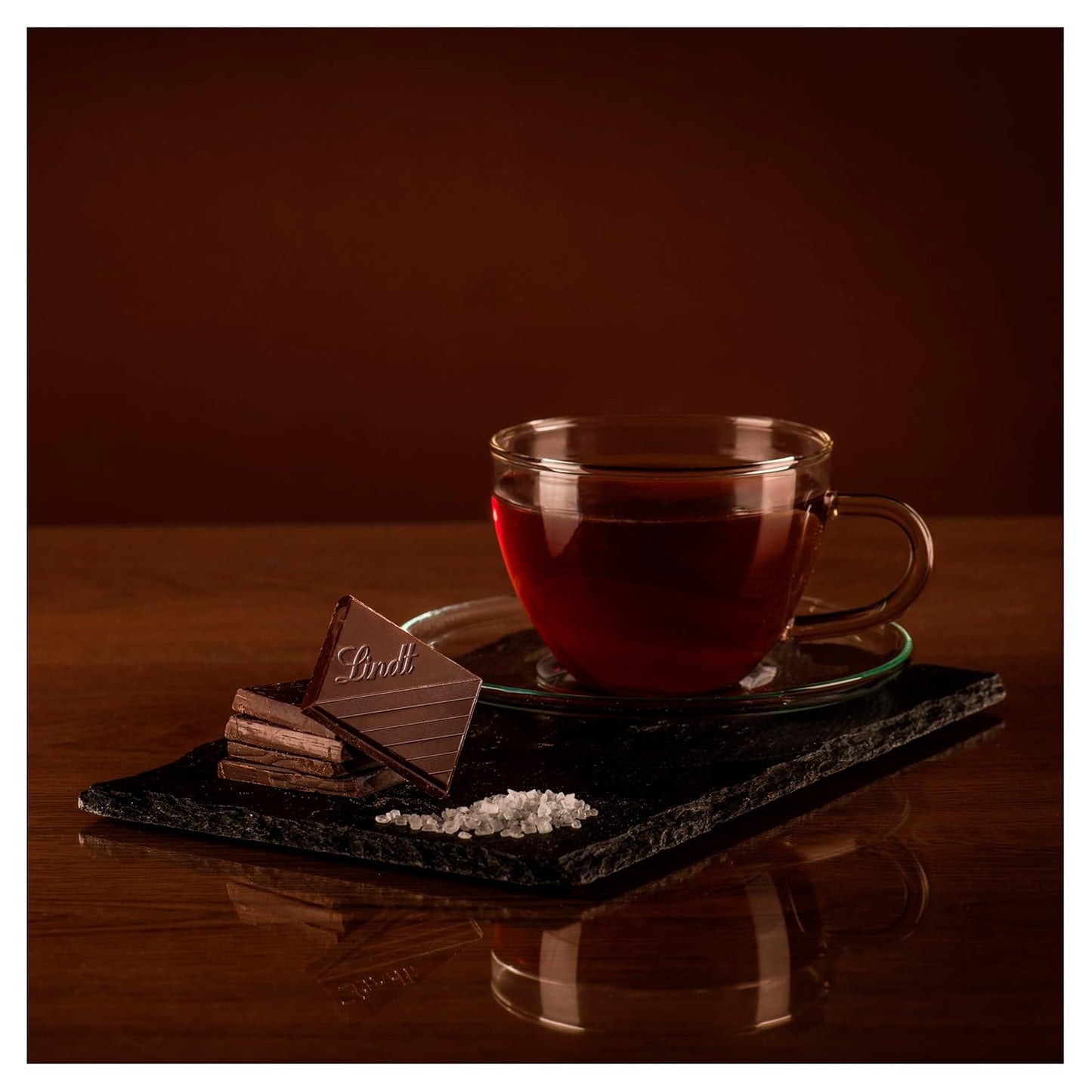 Lindt Excellence Sea Salt Touch Chocolate 100 Grams(Pack of 02)