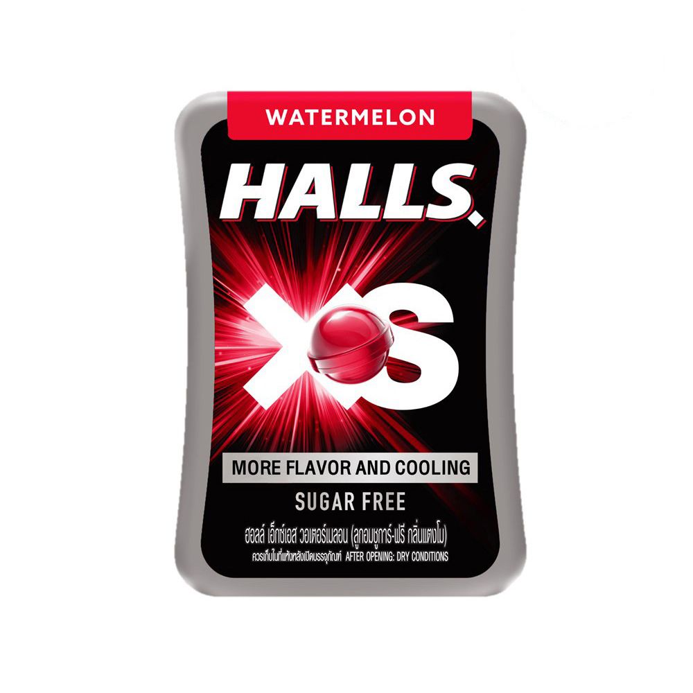 Halls Watermelon Sugar Free Mint (Pack of 03)