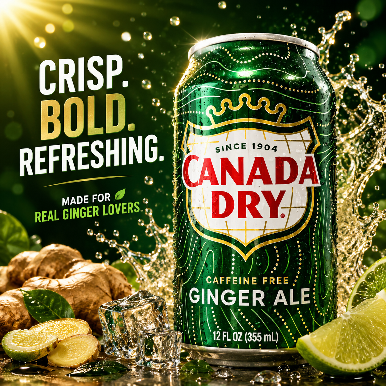 Canada Dry Ginger Ale Soft Drink – ( Pack of 3 )