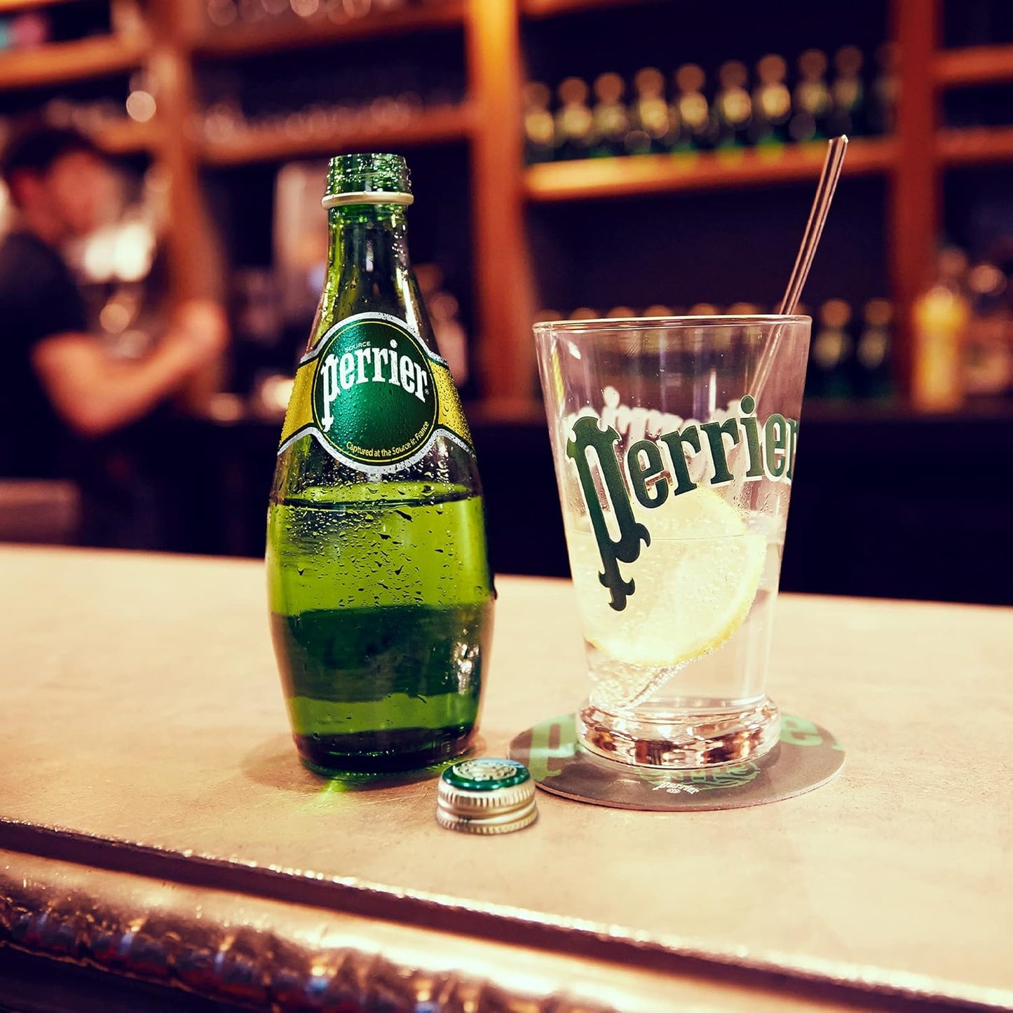 Perrier Carbonated Water (Sparkling Water) 330ml (Pack of 4)