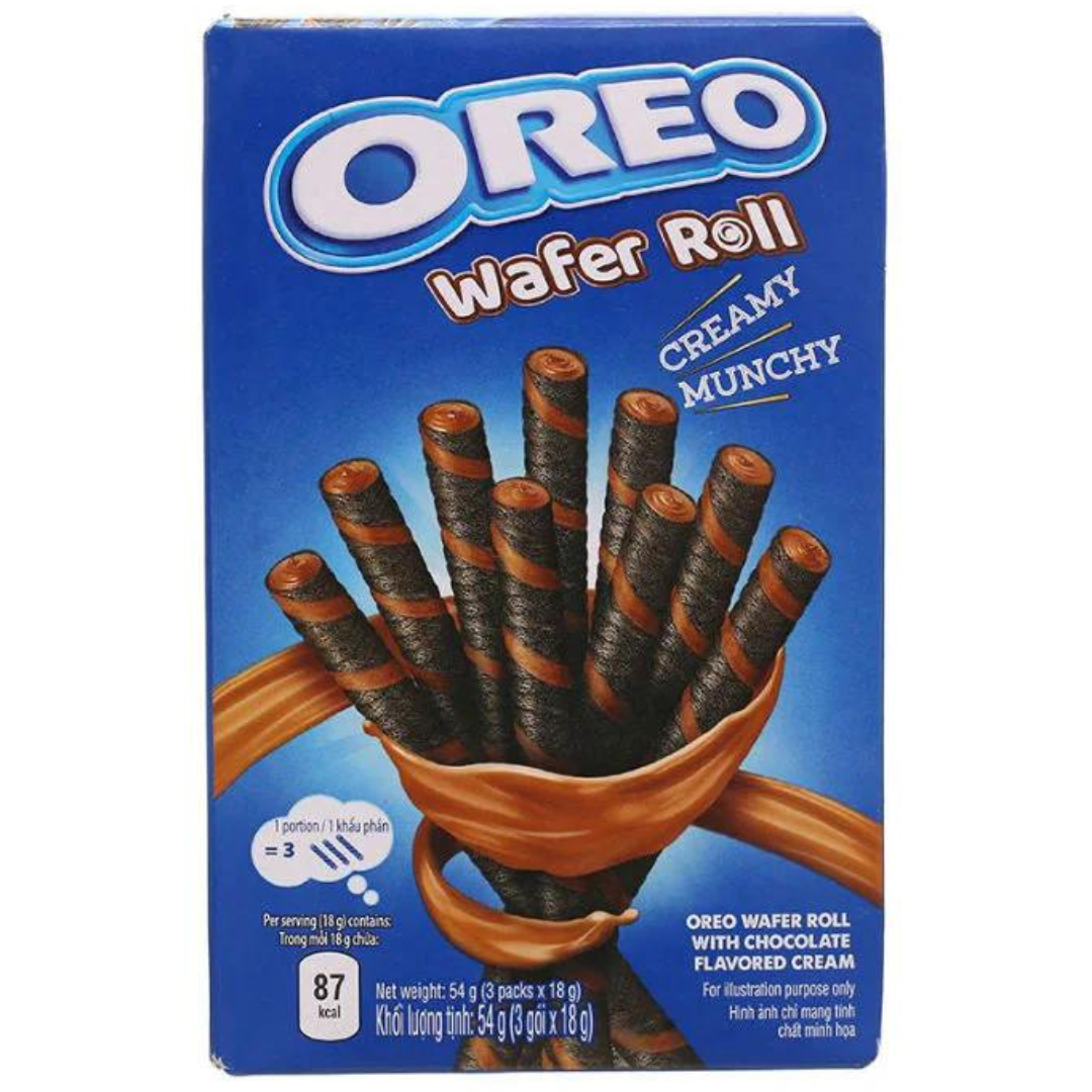 Oreo Chocolate Wafer Roll 54g