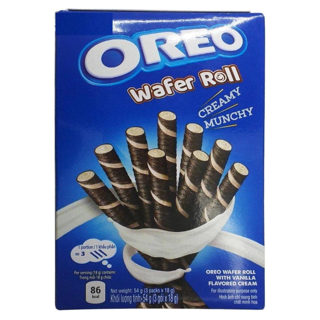 Oreo Vanila Wafer Roll 54g