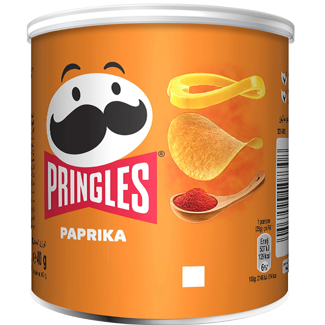 Chips Pringles paprika 165g