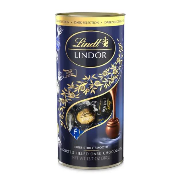 Lindt Lindor Tube Dark Assorted 400G