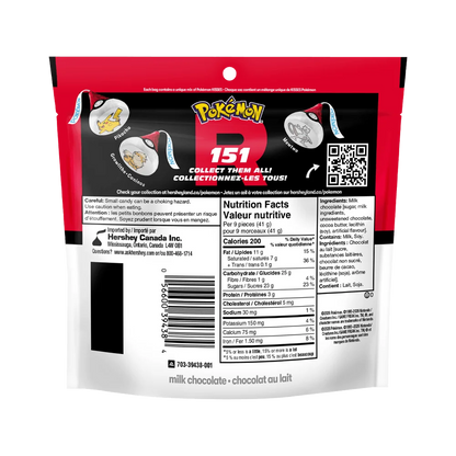 HERSHEY'S KISSES Pokémon Special Edition Milk Choclate 180 g
