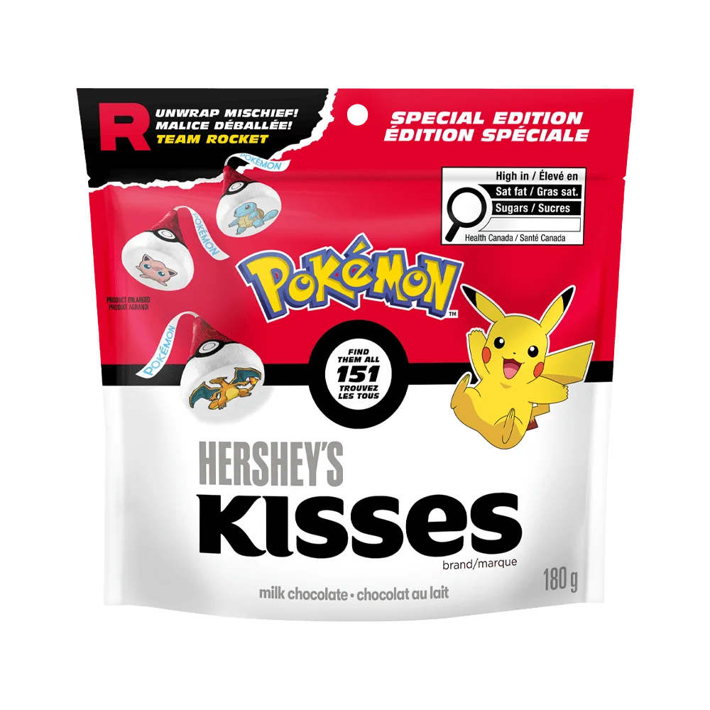 HERSHEY'S KISSES Pokémon Special Edition Milk Choclate 180 g