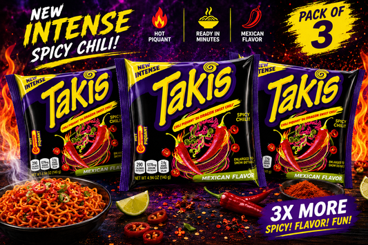 Takis's Dragon Sweet Chili Spicy Sweet Chili Piquant Noodles, Mexican Flavor, 140g (Pack of 03) ((Mexico)