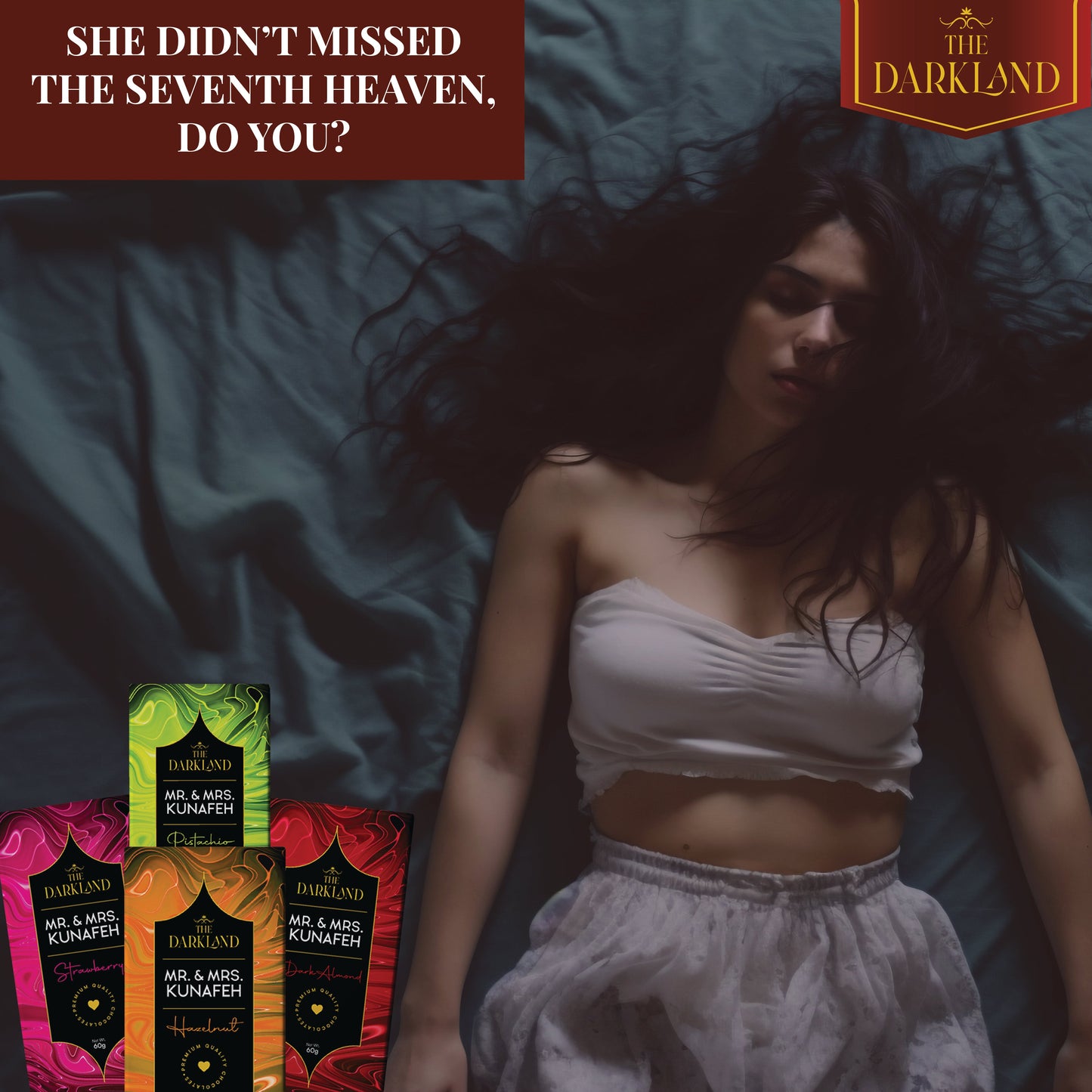 Combo Pack - MR. & MRS. Kunafa | Strawberry & Pistachio Flavour | Aphrodisiac Chocolate Bar