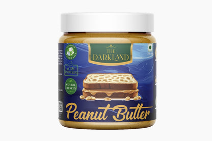 Natural Crunchy Peanut Butter |340 gm | NO ADDED SUGAR & SALT | 100% PEANUTS | UNSWEETNED CRUNCHY | 26 GM PROTEIN