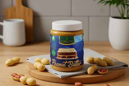 Natural Crunchy Peanut Butter |340 gm | NO ADDED SUGAR & SALT | 100% PEANUTS | UNSWEETNED CRUNCHY | 26 GM PROTEIN