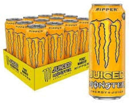 Monster Energy® Ripper Carbonated Energy Drink | Pack of 12 Cans (UK)
