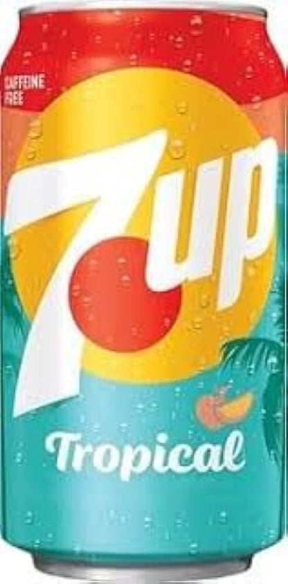 7UP Tropical – Fruity Refreshing Soda | Buy Online 355 ml (Pack of 03)