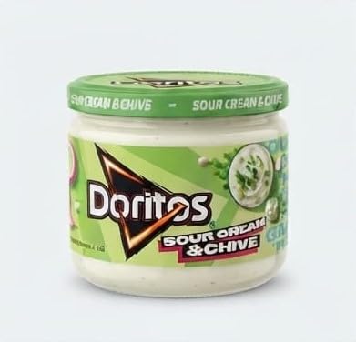 Doritos Sour Cream & Chive Dip – Creamy & Zesty 280G (Pack of 02) (UK)