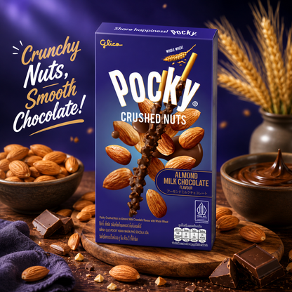 Pocky Crushed Fruits  Almond Milk Chocolate (Pack of 03)