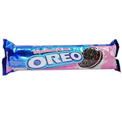 Oreo Strawberry Cream Sandwich Cookies , (137G *Pack Of 2)