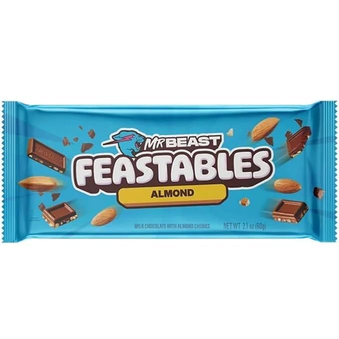 Mr.Beast Almond Milk Chocolate Bar 60g