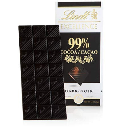 Lindt Excellence Cocoa Bar (99%) - 50 Gm