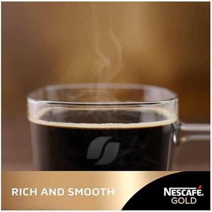 NESCAFE GOLD BLEND Decaf Instant Coffee, Rich Aroma and Smooth Taste, 100% Responsibly Sourced Coffee, 95g Intensity 7 (From UK)