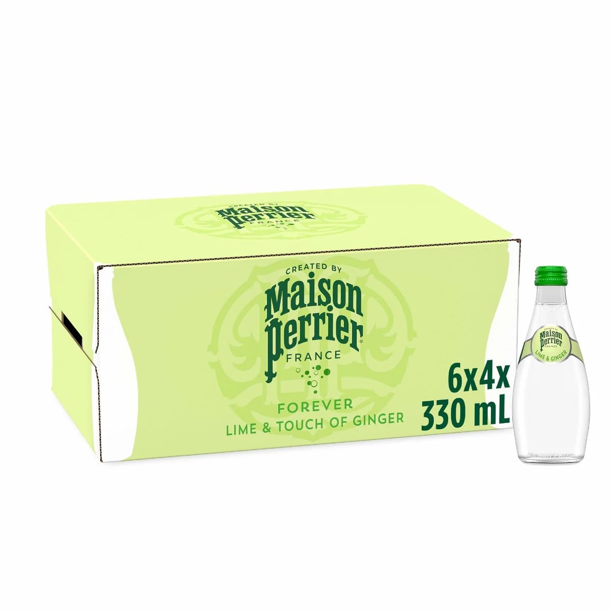 Maison Perriers Forever Collection Lime & Ginger (Glass Bottle) 24 x 330ml (France)