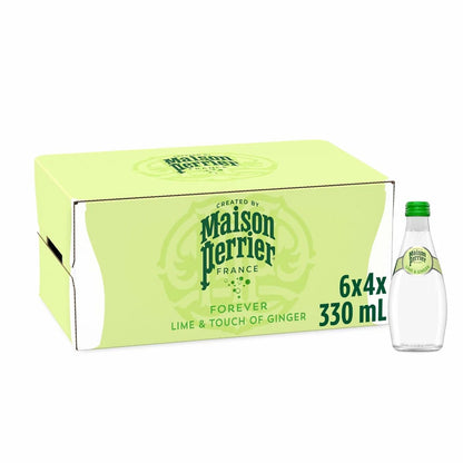 Maison Perriers Forever Collection Lime & Ginger (Glass Bottle) 24 x 330ml (France)