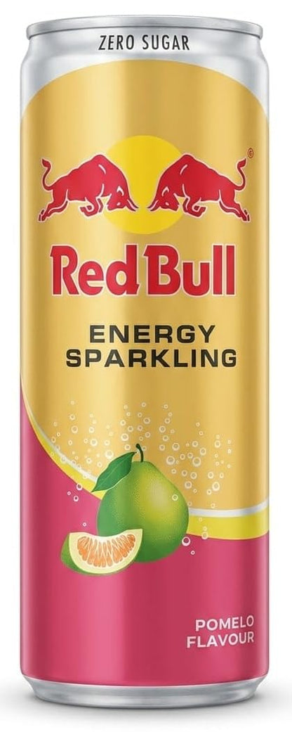 Red Bull Soda Energy Drink – Pomelo Flavor | Zero Sugar | 250ml (Pack of 02) (Malaysia)