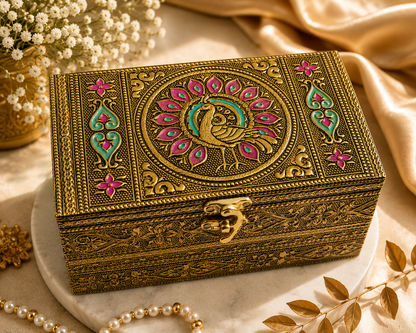 Antique Royal Metallic 2-Jar Gift Box
