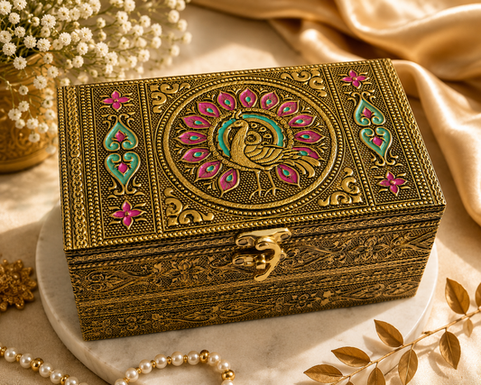 Antique Royal Metallic 2-Jar Gift Box