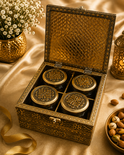 Royal Heritage 4-Jar Luxury Gift Box