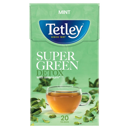 Tetley Super Green Detox Grean Tea IMPORTED