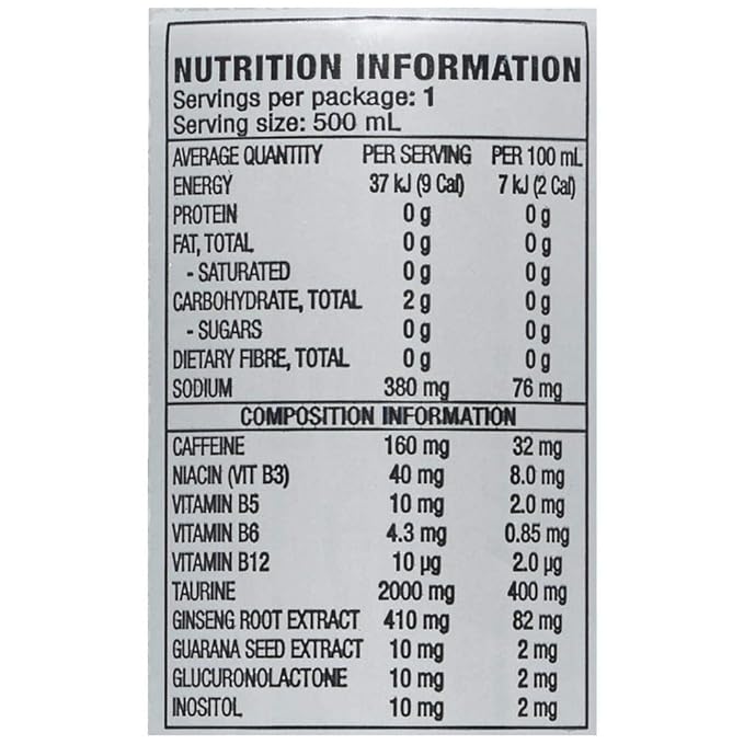 Monster Energy Chefsneed Ultra Zero Drink, (Pack Of 12 Cans X 500Ml Each), Vegetarian - Ultra Zero
