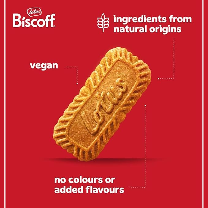 Biscoff Lotus | Belgian Speculoos | Caramelized Biscuit Cookies |Choco| Non-Gmo And Vegan | 250G | Pack Of 1
