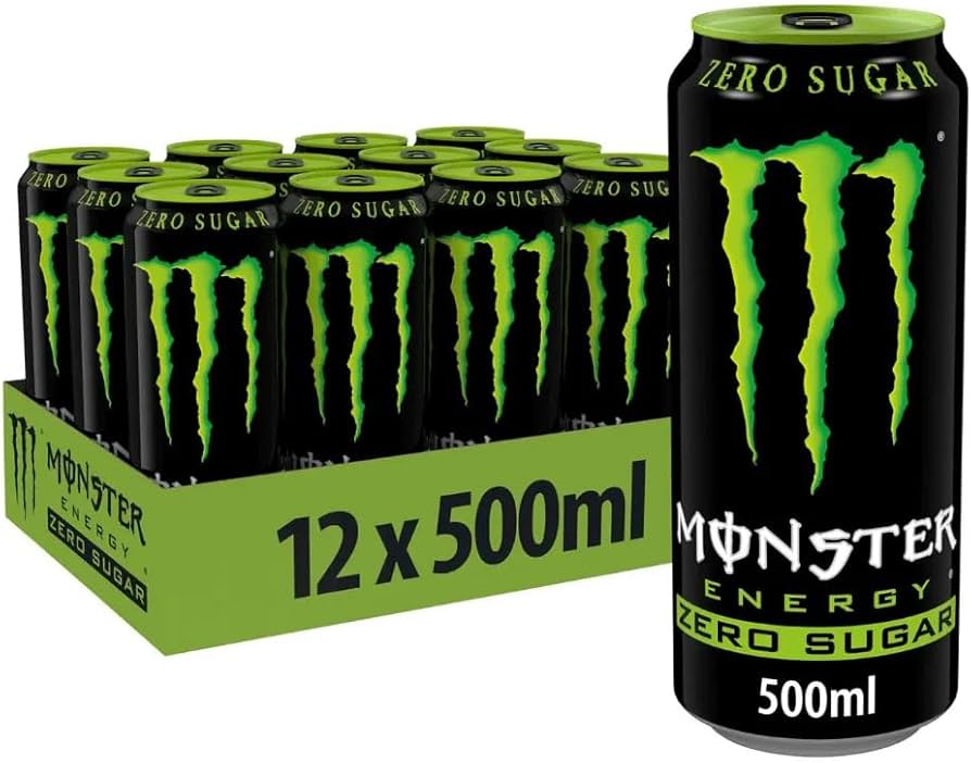 Monster Energy® Zero Sugar Carbonated Energy Drink | Pack of 12 Cans (UK)