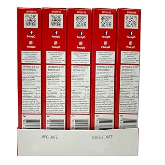 Glico Pocky Chocolate Cream Covered Biscuit Sticks, 47 Gram, 10 Pack