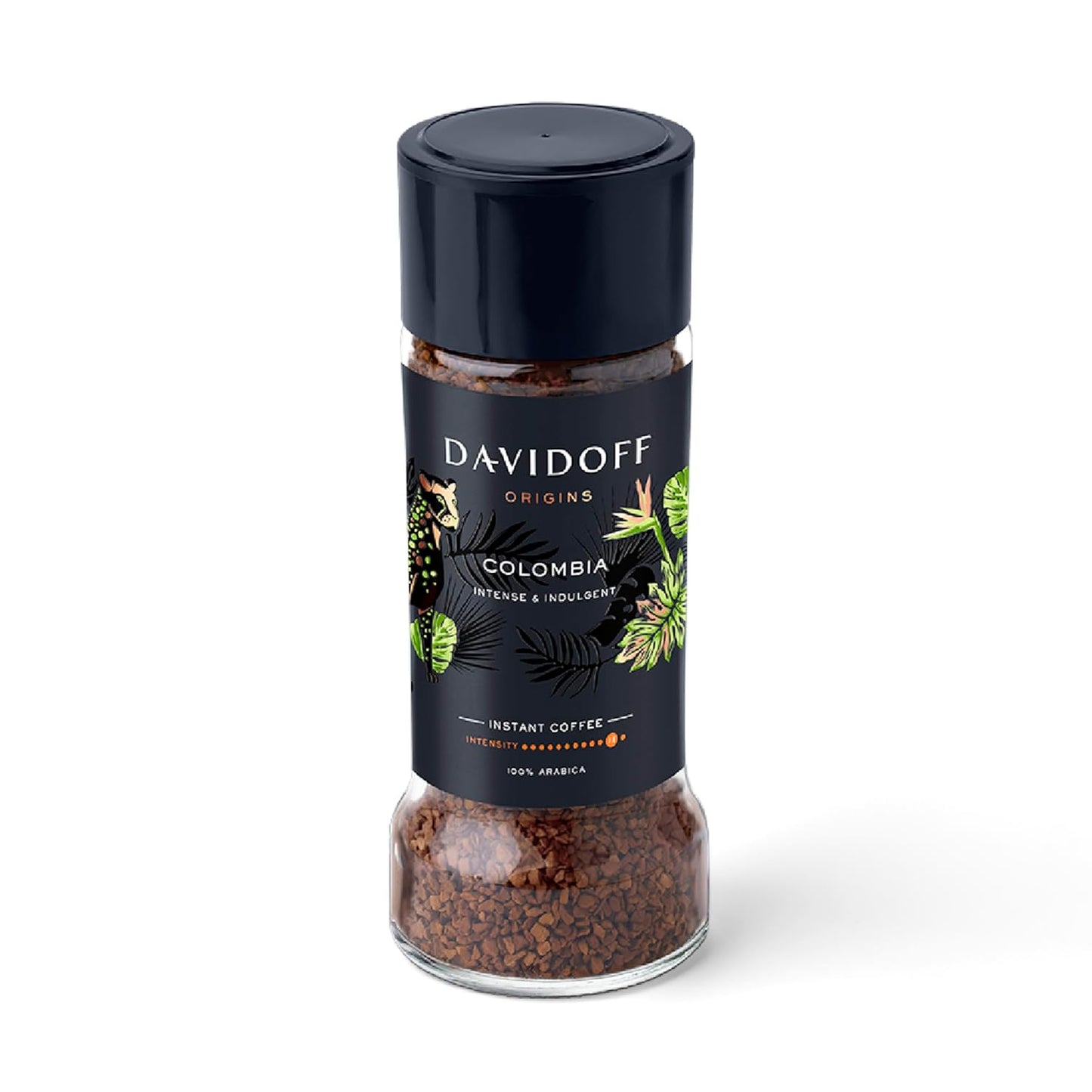 Davidoff Origins Colombia Flavour Instant Coffee, 11/12 Intensity - 100% Arabica - 3.53 Oz 90g,