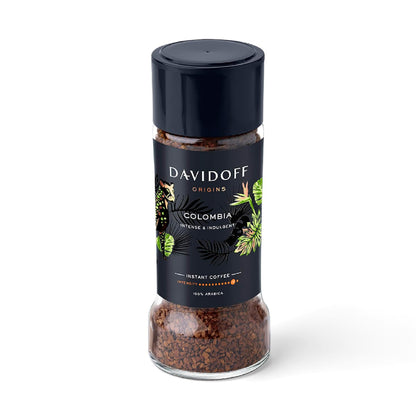 Davidoff Origins Colombia Flavour Instant Coffee, 11/12 Intensity - 100% Arabica - 3.53 Oz 90g (Colombia)