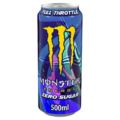 Monster Energy Full Throttle Zero Sugar Energy Drink, 500ml
