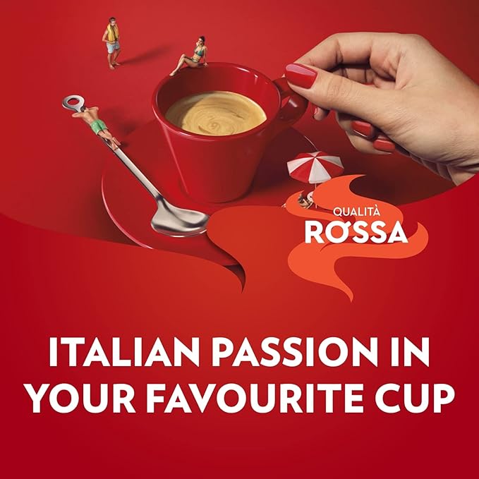 Lavazza Qualita Rossa Ground Coffee Pouch, 250 g, Bag