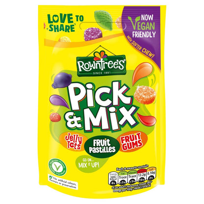 Rowntree’s Pick & Mix Jelly Sweets – Vegan Friendly – 120g | Pack of  02 | (UK)