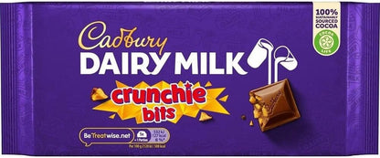 Cadbury Dairy Milk Crunchie Bits Bar - 180 gm (UK)
