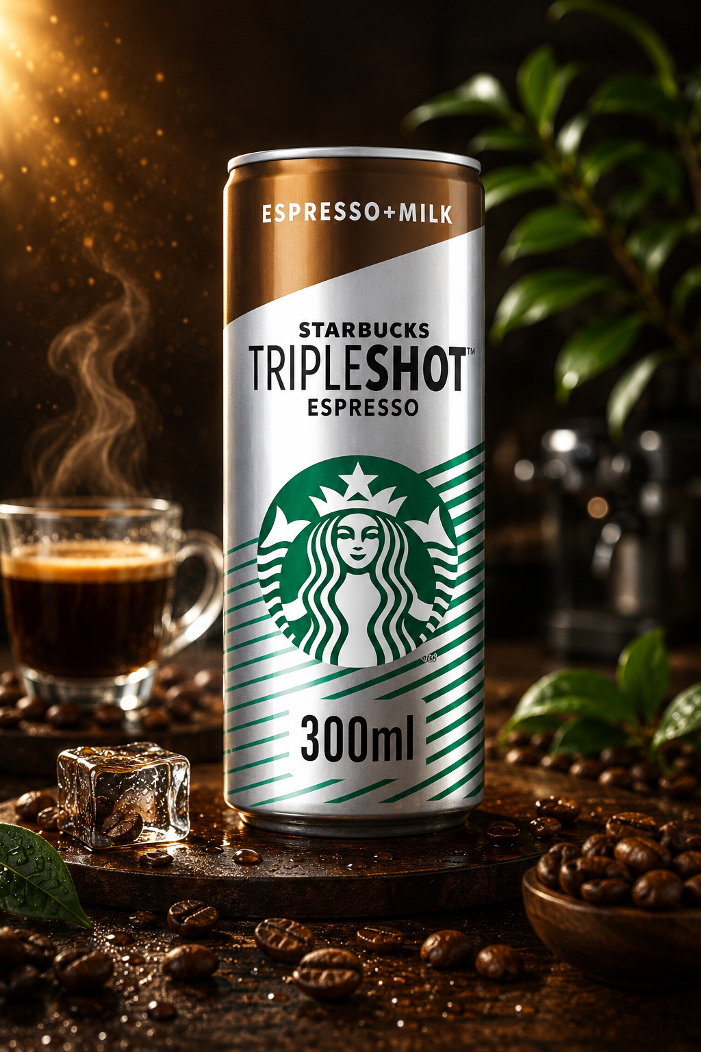 Starbucks Tripleshot Espresso Coffee Drink 300ml (Pack of 02)