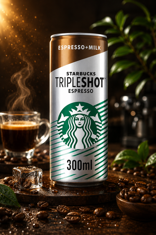 Starbucks Tripleshot Espresso Coffee Drink 300ml (Pack of 02)