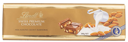 Lindt Gold Tab Chocolate, Almond Milk, 300g