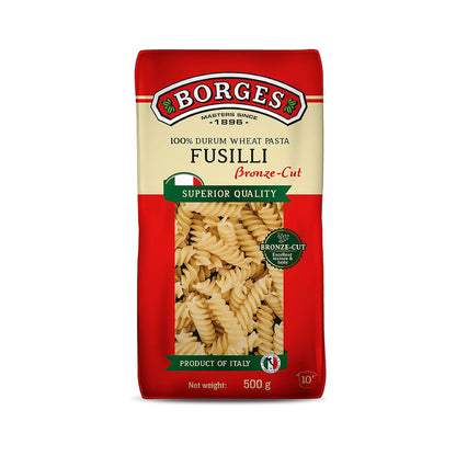 Borges Fusilli Pasta - 500 gm|(Pack of 03) (Italy)