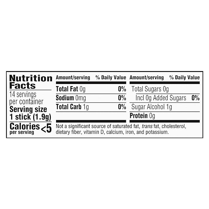 Trident Cinnamon Sugar Free Gum, 14 Sticks, 26 g, 12 Pack