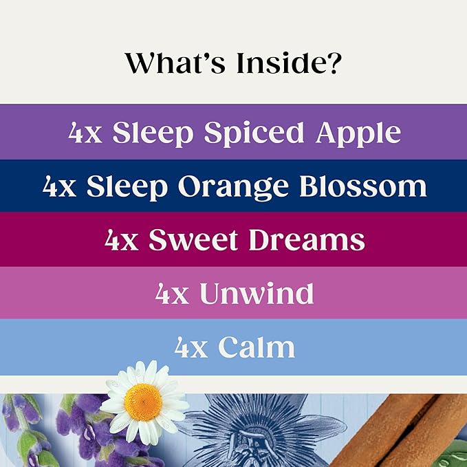 Twinings Wind Down Collection Tea Selection for Relaxation, Sleep, Calm & Unwind, 20 Tea Bags