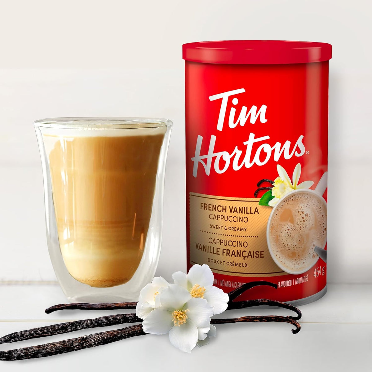 Tim Hortons French Vanilla Fine Grind Coffee | Medium Roast 100% Arabica (Canada)